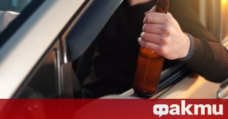 Заловените шофьори след употреба на алкохол над 1 2 промила