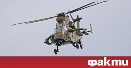 Ударен хеликоптер Eurocopter Tiger на ВВС на една от страните-членки
