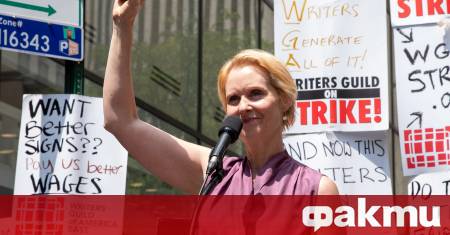 Синтия Никсън известна с ролята си на адвокатката Миранда Хобс