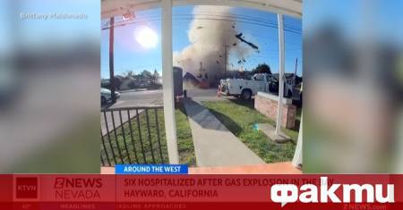 Газова експлозия предизвика голям пожар в квартал в района на