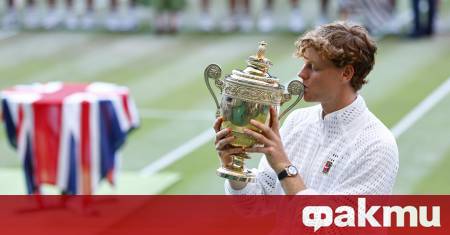 Яник Синер новият крал на Уимбълдън изживя мечтания момент на