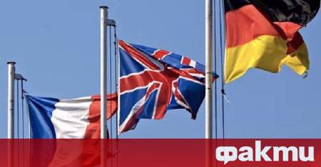 Външните министри на Германия Франция и Обединеното кралство Йохан Вадефюл