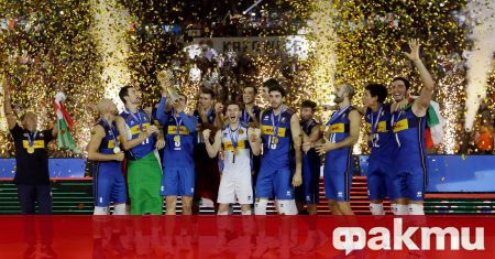 Мъжкият отбор на Италия спечели световната титла по волейбол за