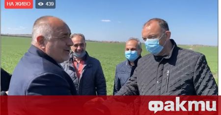 Премиерът Бойко Борисов разговаря със зърнопроизводители Това става ясно от
