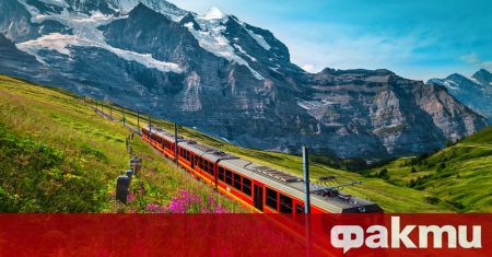 Швейцарска железопътна компания опита да счупи рекорда за най дълъг пътнически