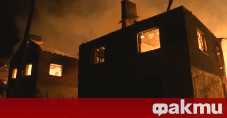 Големият пожар във велинградското село Кръстава е изпепелил шест къщи