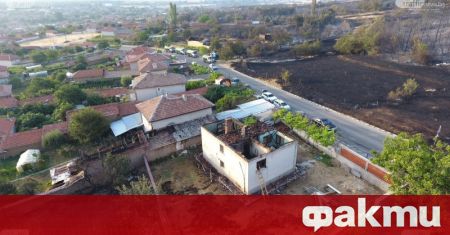 Прокуратурата в Пловдив пое пожара избухнал в село Старосел Наблюдава