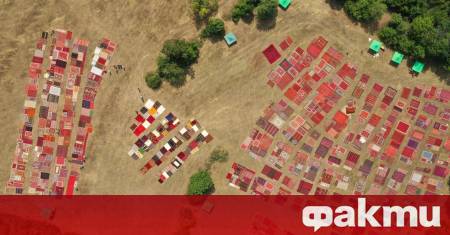 Почти 1000 килима от всички български килимарски школи са подредени