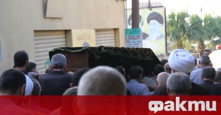 В мрежата се появи видео от погребение в Ливан което