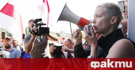 Беларуският опозиционен политик Мария Колесникова заяви че властите са поставили