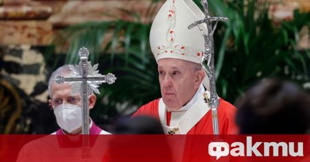 Папа Франциск отслужи литургия за Палмовата неделя която отбелязва навлизането