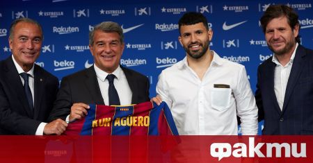 Серхио Агуеро направи своя официален дебют за Барселона през уикенда