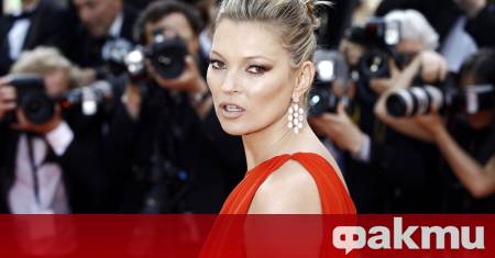 Британската манекенка Кейт Мос отново попадна под светлините на прожекторите