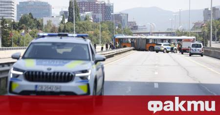 Записите от катастрофата с автобус на бул Цариградско шосе в