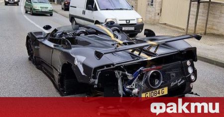 Катастрофа с изключително рядко Pagani Zonda HP Barhetta оглави хърватските