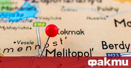 В неделя в окупирания от руските войски Мелитопол е избухнало