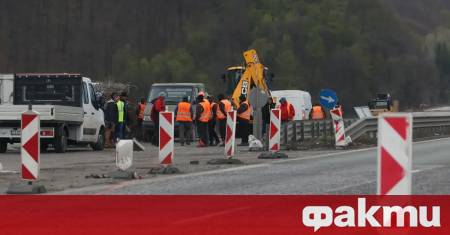 Няколко ремонта по автомагистрала Тракия днес Те са между 24 ти