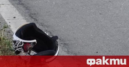 В град Тръстеник е загинал мотоциклетист при инцидент с автомобил