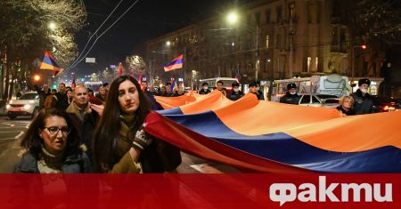 Премиерът на Армения Никол Пашинян обяви, че предсрочни парламентарни избори