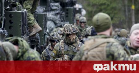 Френският батальон Spearhead в превод острие от Силите на НАТО