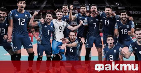Националният отбор по волейбол на Аржентина се класира за 1 4 финалите