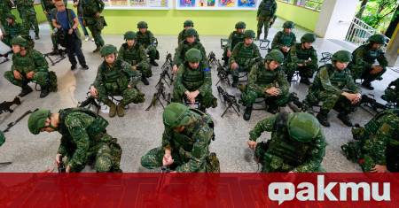 Тайван започна днес най мащабните си военни учения досега съобщава Reuters