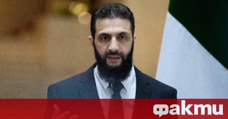 Сирийският президент Ахмед аш Шараа който е на посещение в Съединените