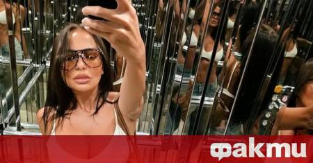 Николета Лозанова отново привлече погледите в социалните мрежи Плеймейтката публикува