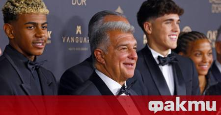 Президентът на Барселона Жоан Лапорта коментира реконструкцията на Камп Ноу