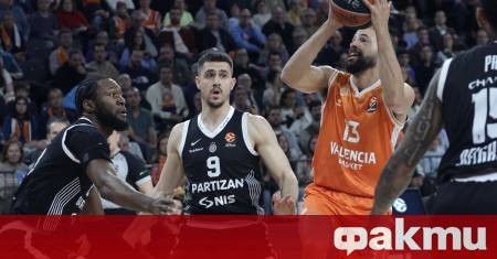 Резултати от Евролигата по баскетбол Валенсия Партизан 86 73
Апоел Тел