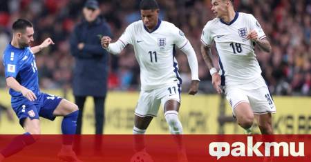 Селекцията на Англия която още в миналия кръг на световните