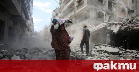 Израелската армия обяви че е нанесена серия от удари срещу