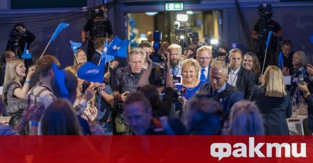 Консервативният премиер на Норвегия Ерна Сулберг призна поражението си на