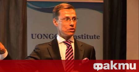 Финландският президент Александър Стуб заяви че е предложил на президента