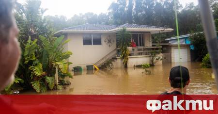 Броят на жертвите на наводненията в източния австралийски щат Нов