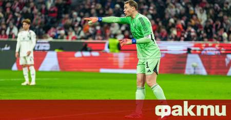Вратарят на Байерн Мюнхен Мануел Нойер ще бъде извън игра