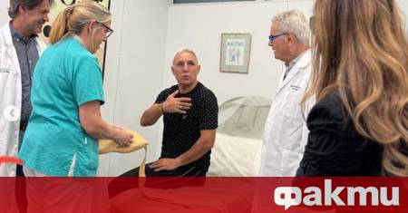 Легендата на българския футбол Христо Стоичков претърпя операция на рамото