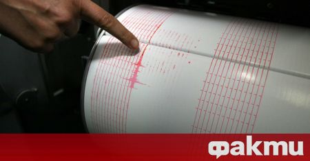 Земетресение с магнитуд 2 6 по скалата на Рихтер е регистрирано