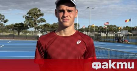 Димитър Кисимов се класира за четвъртфиналите на двойки при юношите