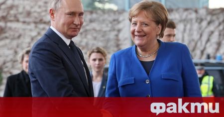Германският канцлер днес ще се срещне с руския президент