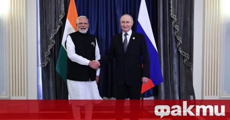Индийското външно министерство съобщи днес че посещението на руския президент