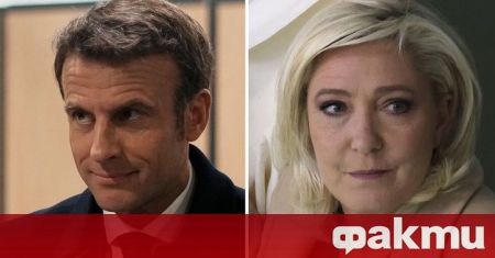 Настоящият френски президент Еманюел Макрон ще се срещне на балотаж