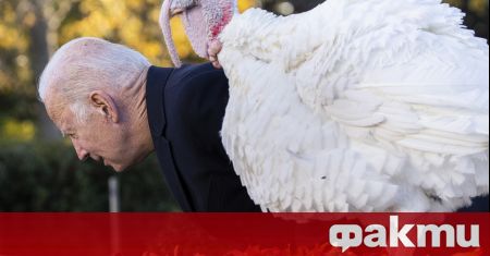 Американският президент Джо Байдън помилва вчера две пуйки по случай