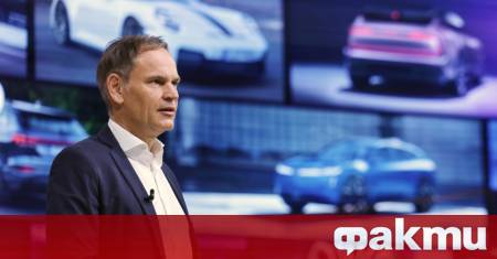 Шефът на германския автомобилен гигант Volkswagen VW Оливер Блуме смята