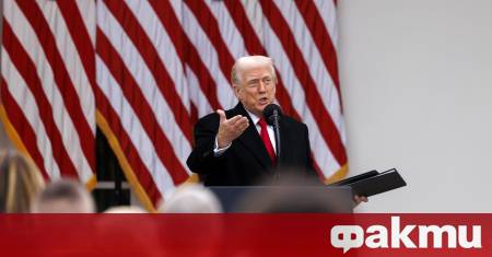 Президентът на САЩ Доналд Тръмп се скара на репортер по