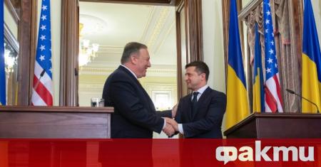 Украинският президент Володимир Зеленски проведе разговор с американския държавен секретар