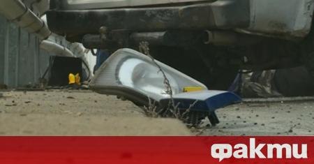 Румънци катастрофираха на магистрала Струма край Благоевград При пътния инцидент