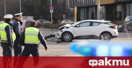 Катастрофа на бул Цариградско шосе в София в палтното от