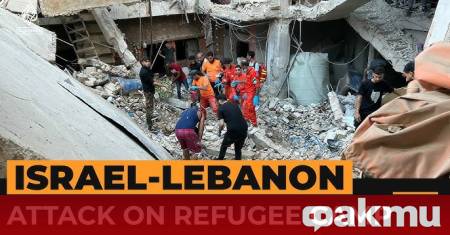 Израелските военновъздушни сили атакували палестинския бежански лагер Айн ал Хилвех