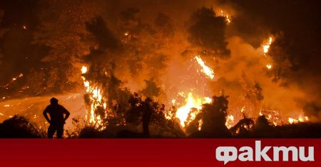 Към 17 август 2021 г пожарите в Гърция продължават По